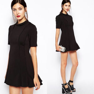 Finders Keepers Straight Talker Fit & Flare Dress